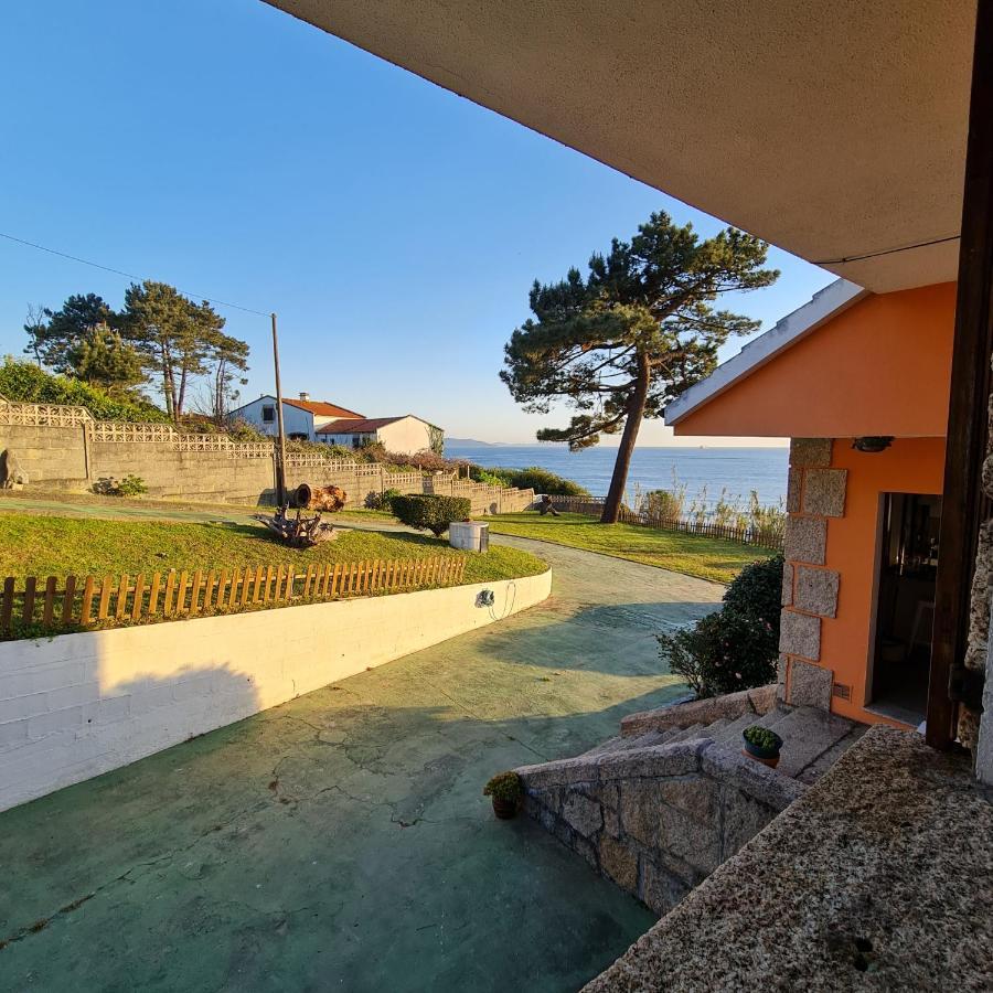 Chalet En Sanxenxo, Encima De La Playa Canelas Villa Bagian luar foto