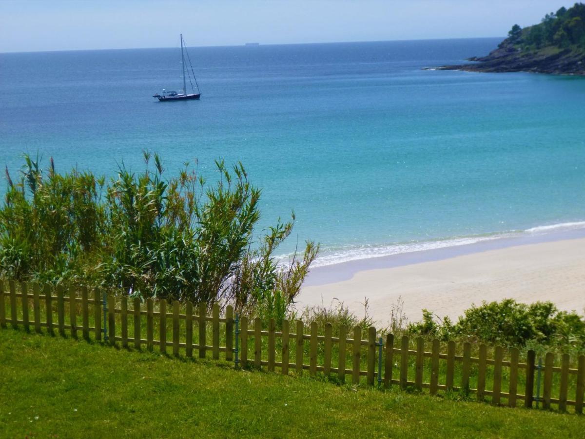 Chalet En Sanxenxo, Encima De La Playa Canelas Villa Bagian luar foto